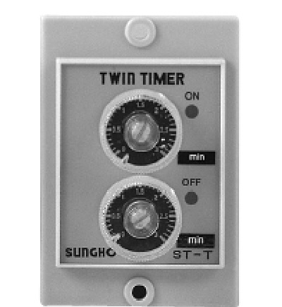 Timer đôi Sungho 1h ~ 24h, 24VDC, SHT-T1P-24H-24V